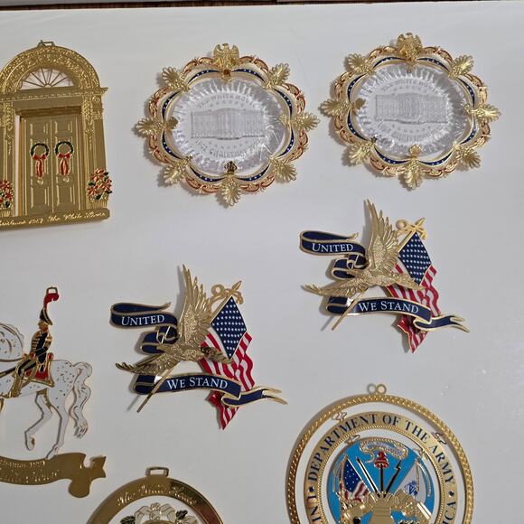 26 White House Historical Association Christmas Ornaments US Army - Picture 7 of 12